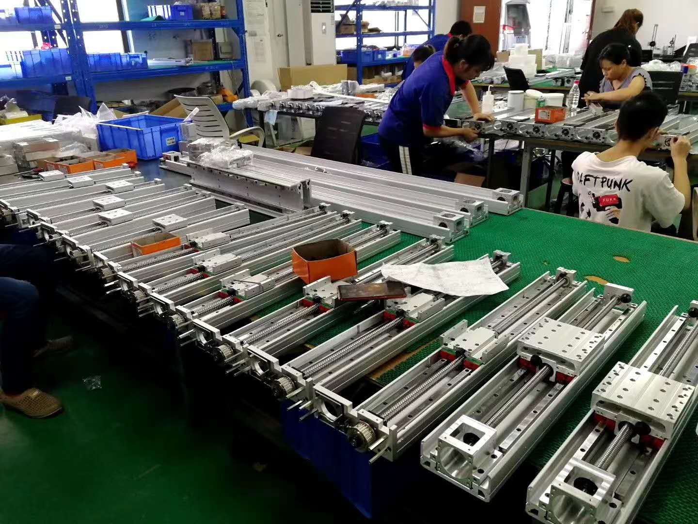 Low Noise High Rigidity Built-in Guideway Ball Screw Diameter 12mm Lead 5mm Aluminum Ball Screw Actuator