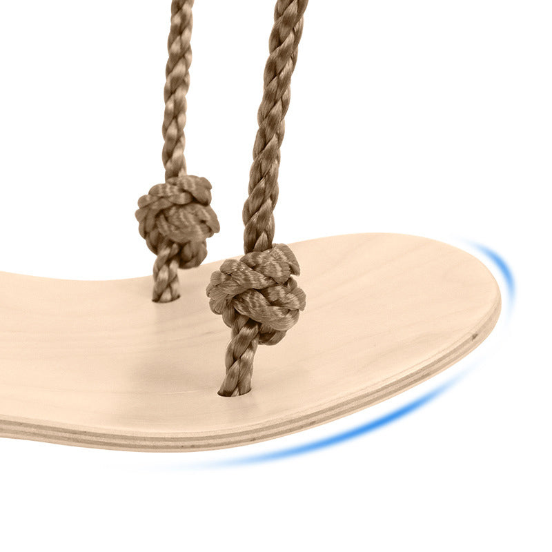 Wooden Tree Swing Kids Outdoor Swings Skateboard Surfing Swing