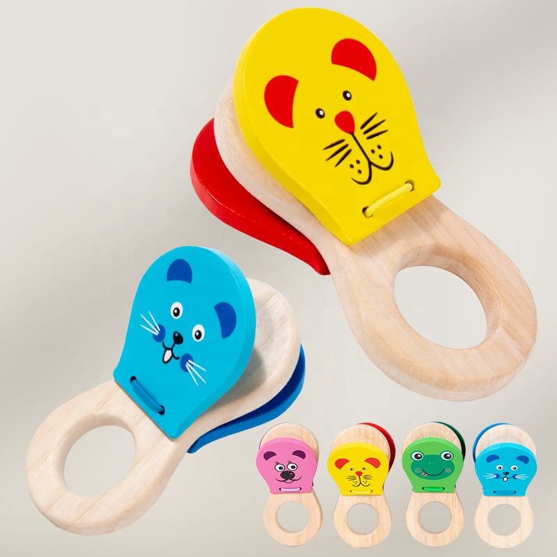 Educational Wooden Toy 3D Puzzle Five-post Rattle Wooden Sensory Mathematic Training Early Intellectual Learning Toy