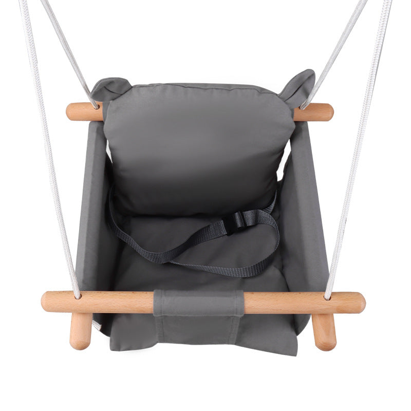 Kids Hot Baby Wooden Hanging Swing Seat Chair Indoor Outdoor Hammock Swing for Backyard