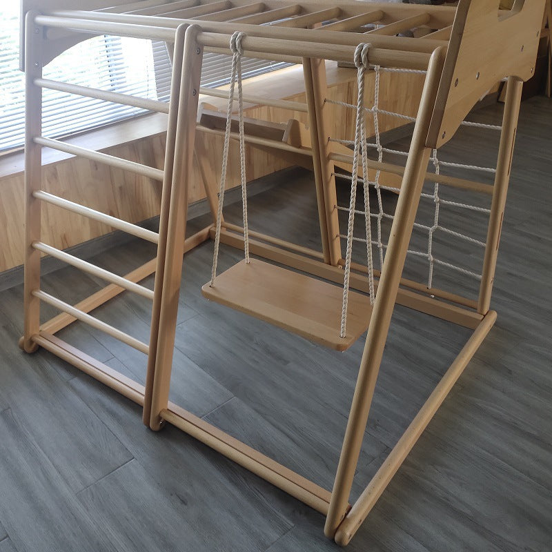 Funny Indoor Jungle Play Gym Playground Children Montessori Wooden Climbing Frame Kids Sport Games