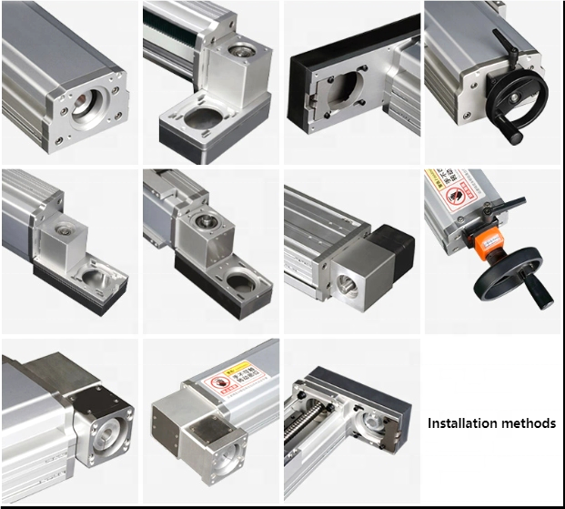 Cnc Machine Rail Belt Driven Linear Motion Guide Rail System Slide Belt Driven Guide Rail Module Linear Actuator