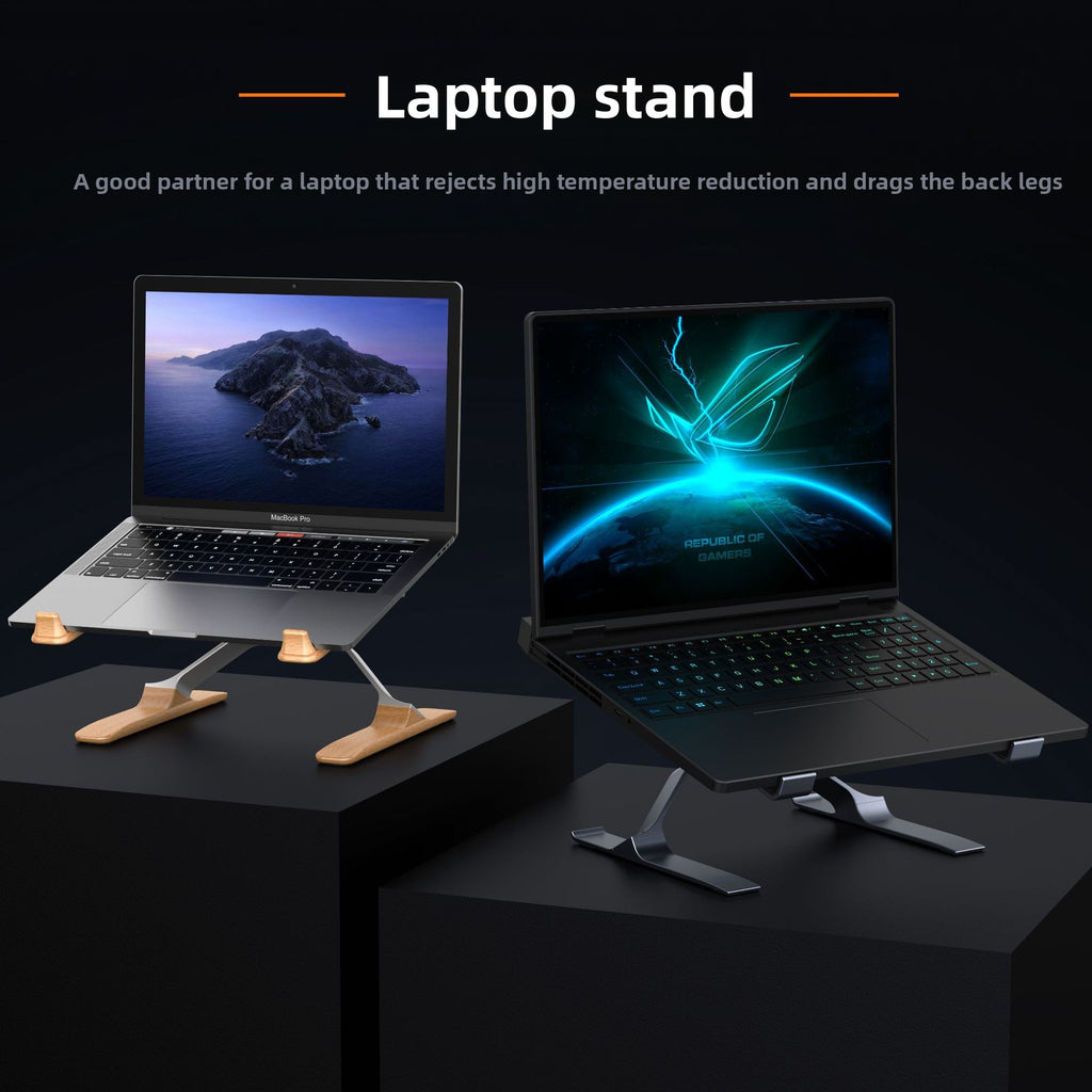 Adjustable Gaming Laptop Stand Aluminum Alloy Tablet PC Stand with Cooling Features