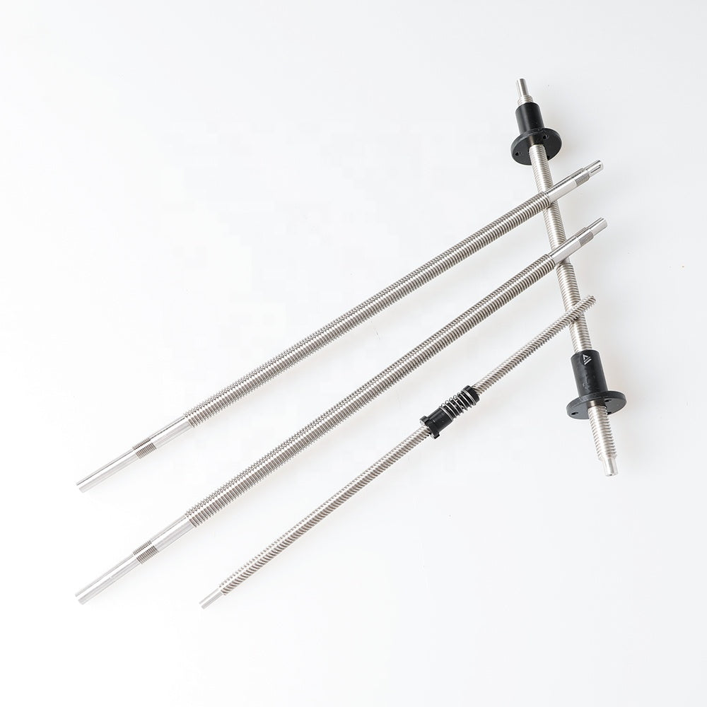 High Precision T12x2 Carbon Steel Stainless Steel 12mm Diameter Lead and Pitch 2mm Tr12x2 Trapezoidal Lead Screw
