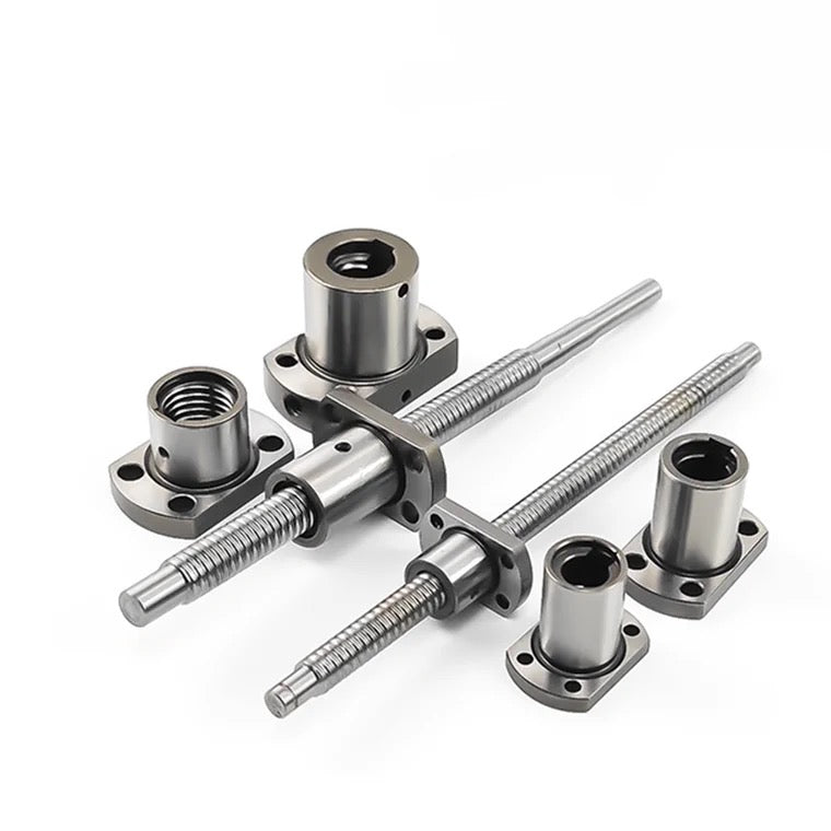 C3 C5 C7 Micro 4mm 6mm 8mm Diameter Screw SFK0401 SFK0601 SFK0801 SFK0802 SFK0802.5 Ball Screw with Flange Nut