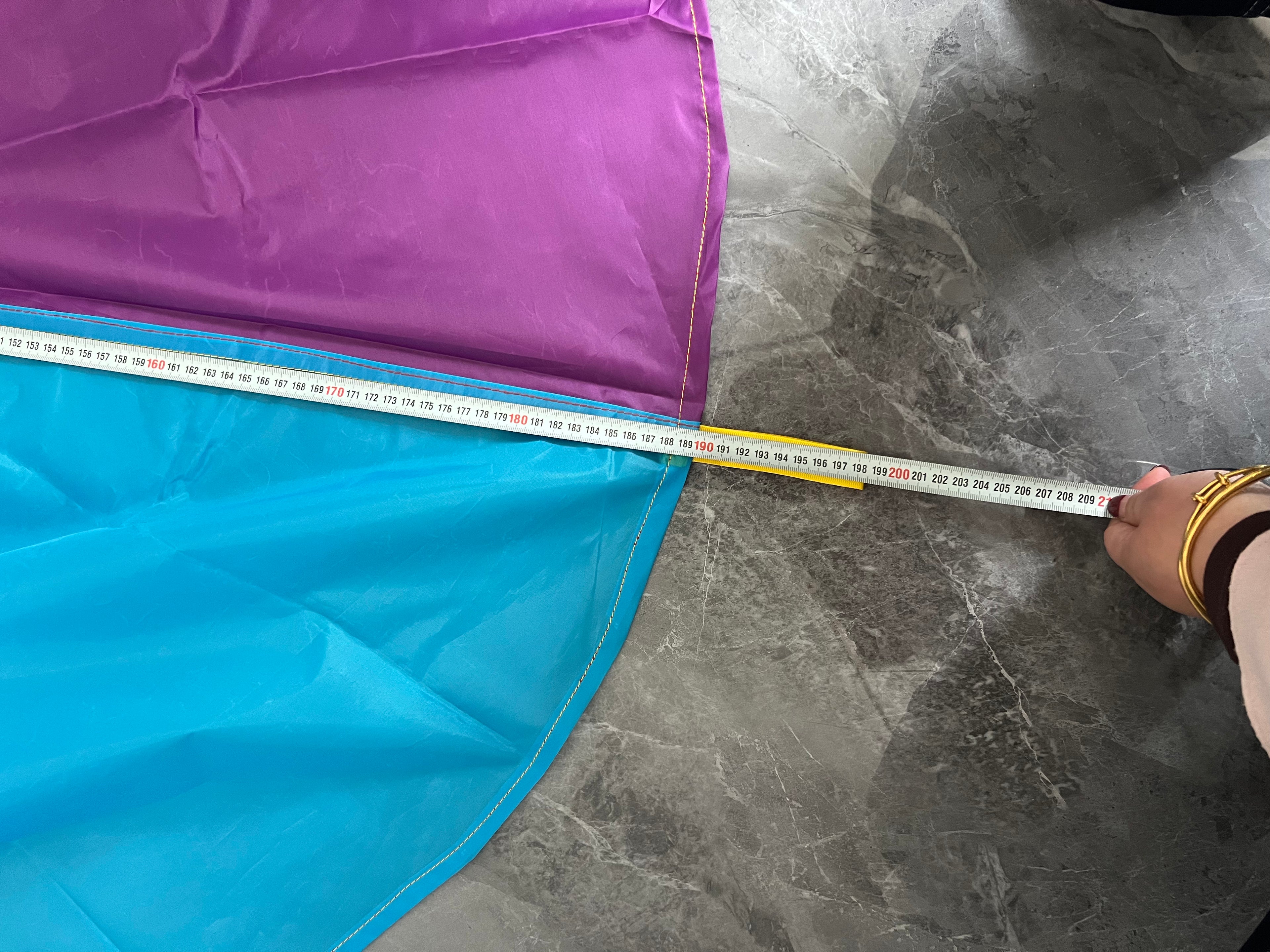 Rainbow Parachute Play Game Gymnastic Cooperative PE Equipment Play Game Outdoor Activities Rainbow Umbrella