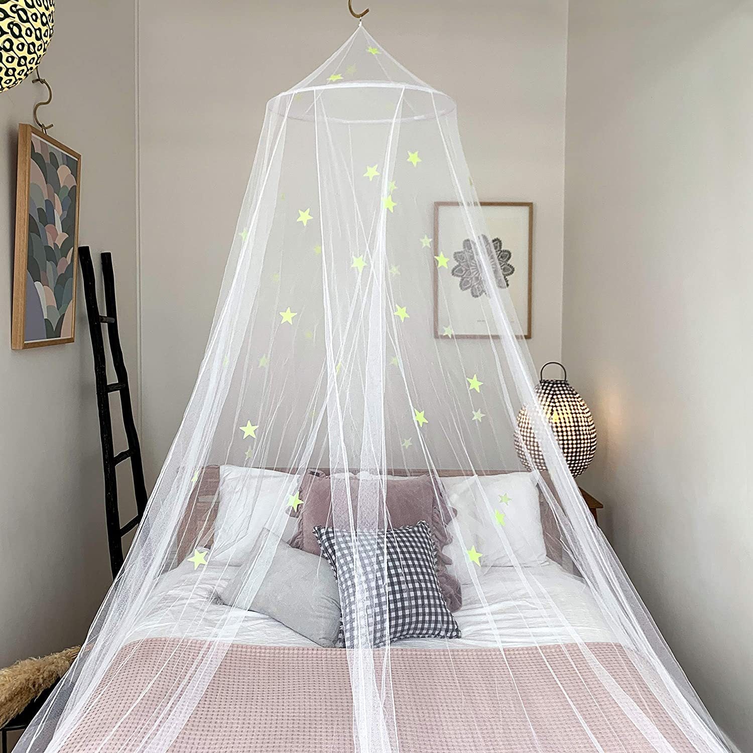 Round Dome Canopy Luxurious Bed Canopy Canopy for Girls Bed Princess