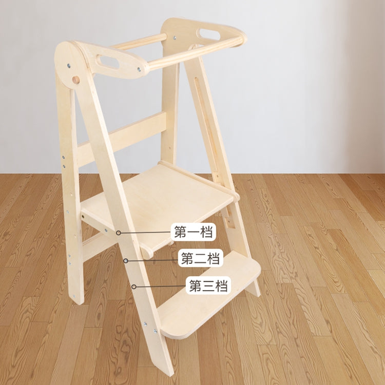 Adjustable Height Kids Learning Stool Kitchen Helper Wooden Kids Learning Tower