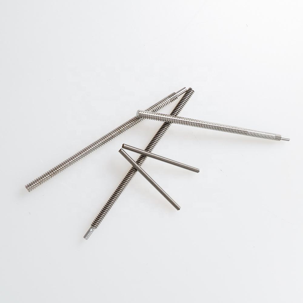 Brass Nut High Precision T8 T10 T12 T14 T16 T20 Stainless Steel Trapezoidal Lead Screw for 3D Printer