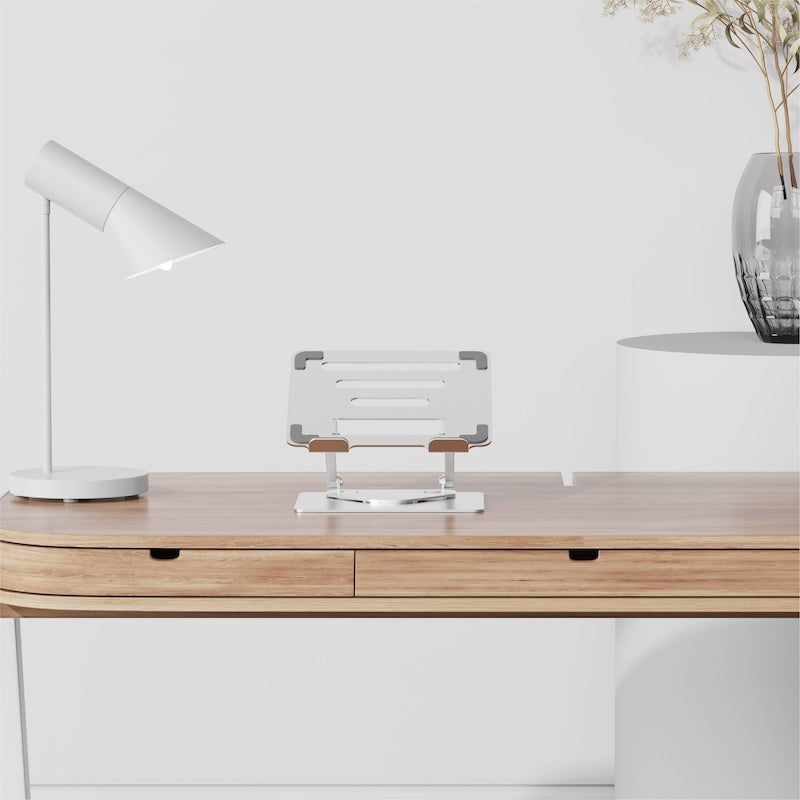 New Style Carbon Steel Notebook Tablet Computer Foldable Height Adjustment Pad Laptop Stand Holder for Home