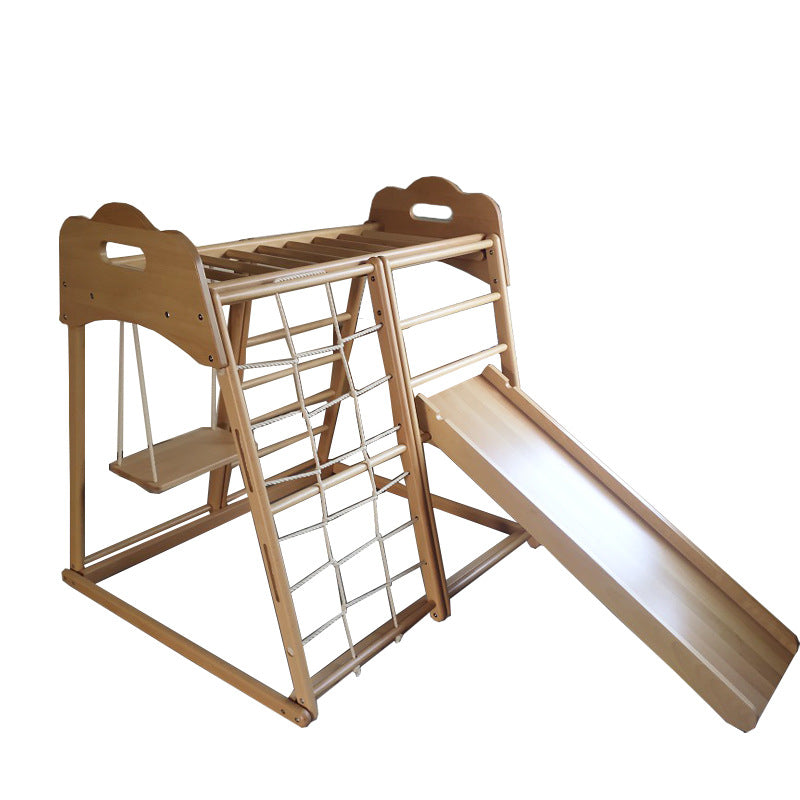 Funny Indoor Jungle Play Gym Playground Children Montessori Wooden Climbing Frame Kids Sport Games