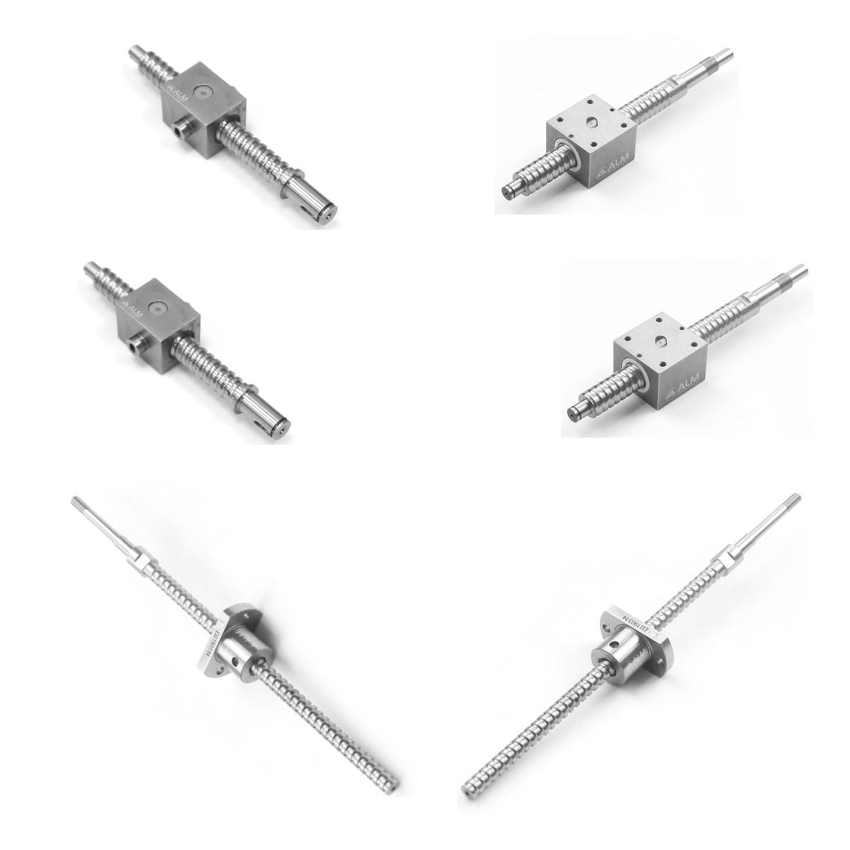 Various Ball Screw Nut 8mm Ballscrew 0801 0802 0802.5 Miniature High Precision CE RoHS Compliant Ground Ball Screw