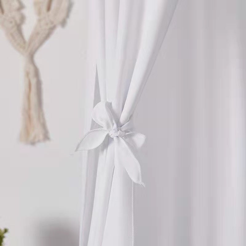 White Canopy Bed Curtains Princess Bed Canopy Princess Dome Bedding Net