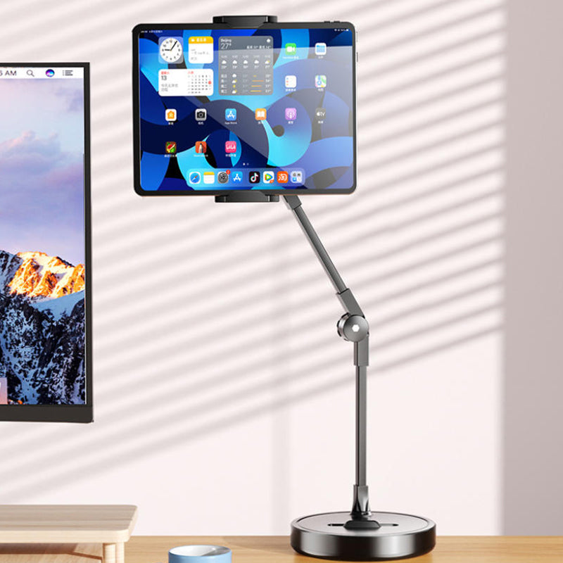 2026 New Trend New Upgraded Multi Angle Anti-Slip Notebook Holder Desk Headrest Holder Bed Mount Mobile Stand with Weighted Base