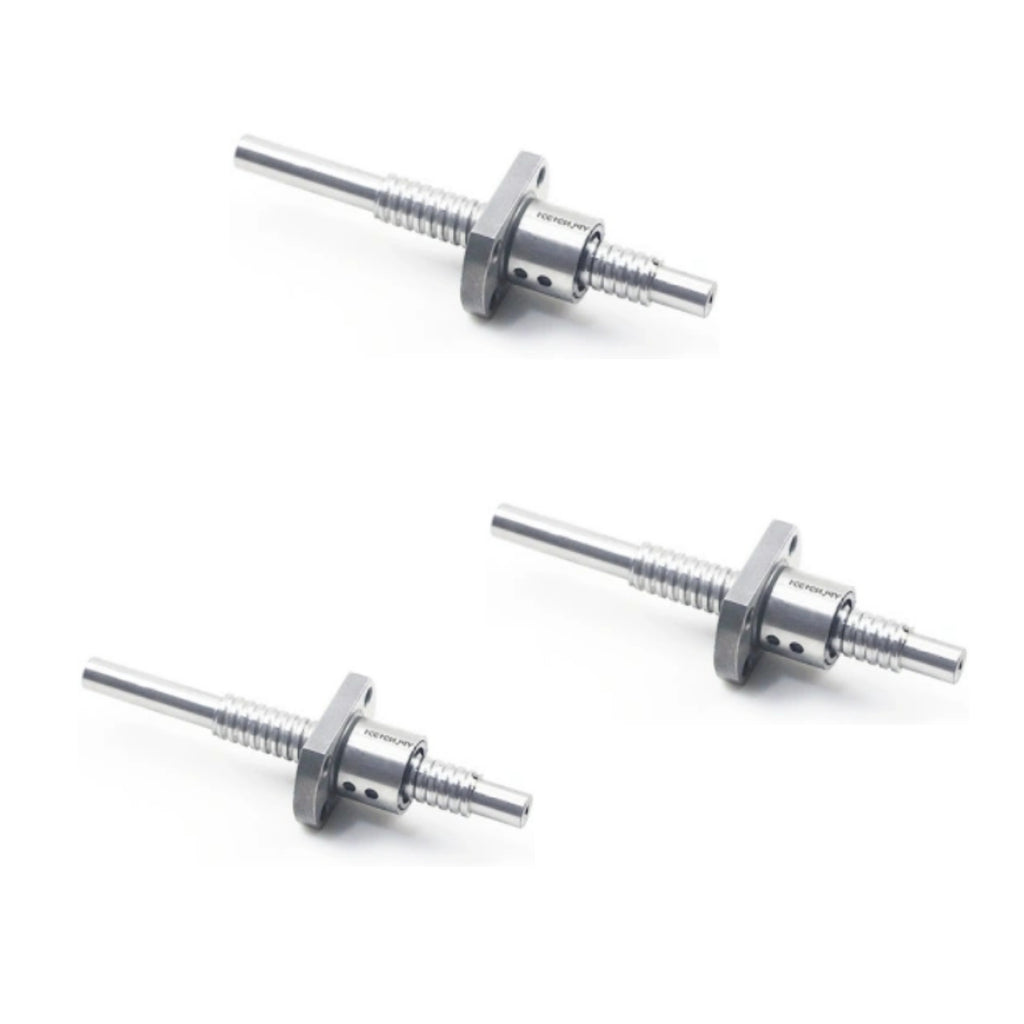 Preload P1 P2 1002 1003 1004 Diameter 10mm Custom Shaft End Machining and Length Ballscrew Flange Ballnut Ball Screw