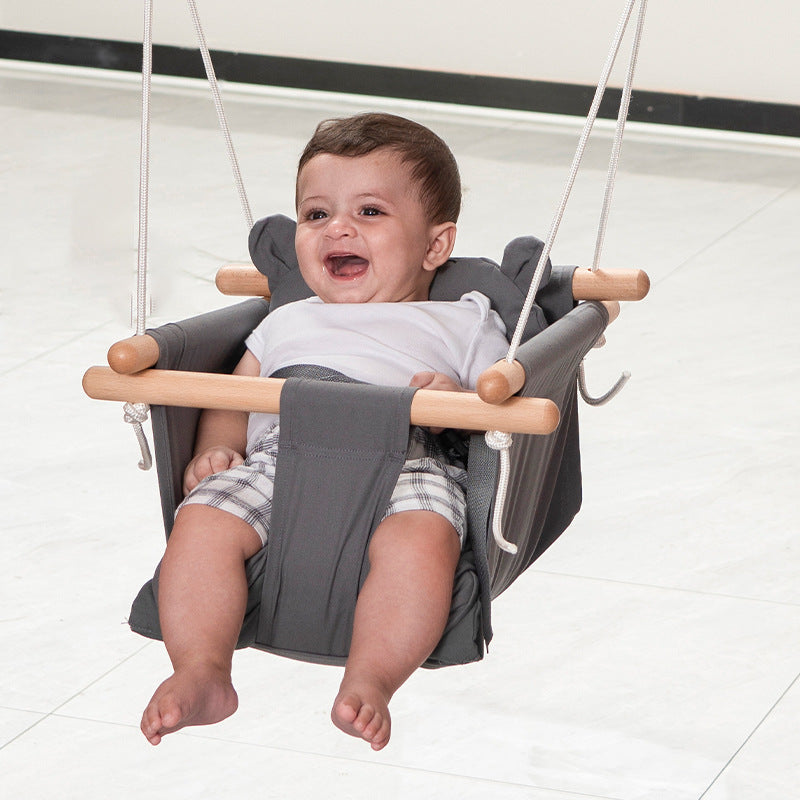 Kids Hot Baby Wooden Hanging Swing Seat Chair Indoor Outdoor Hammock Swing for Backyard