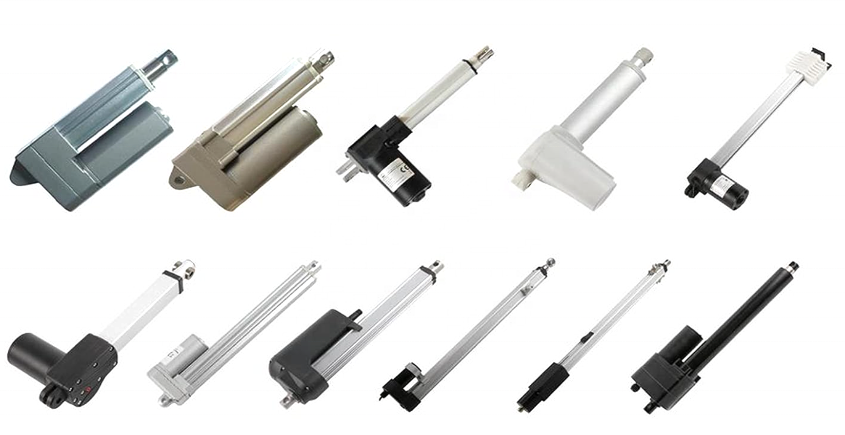 100~1200mm Stroke Brushed Motor protection Class IP66 Aluminum Alloy Housing 12v/24v Linear Actuator for Solar Tracker