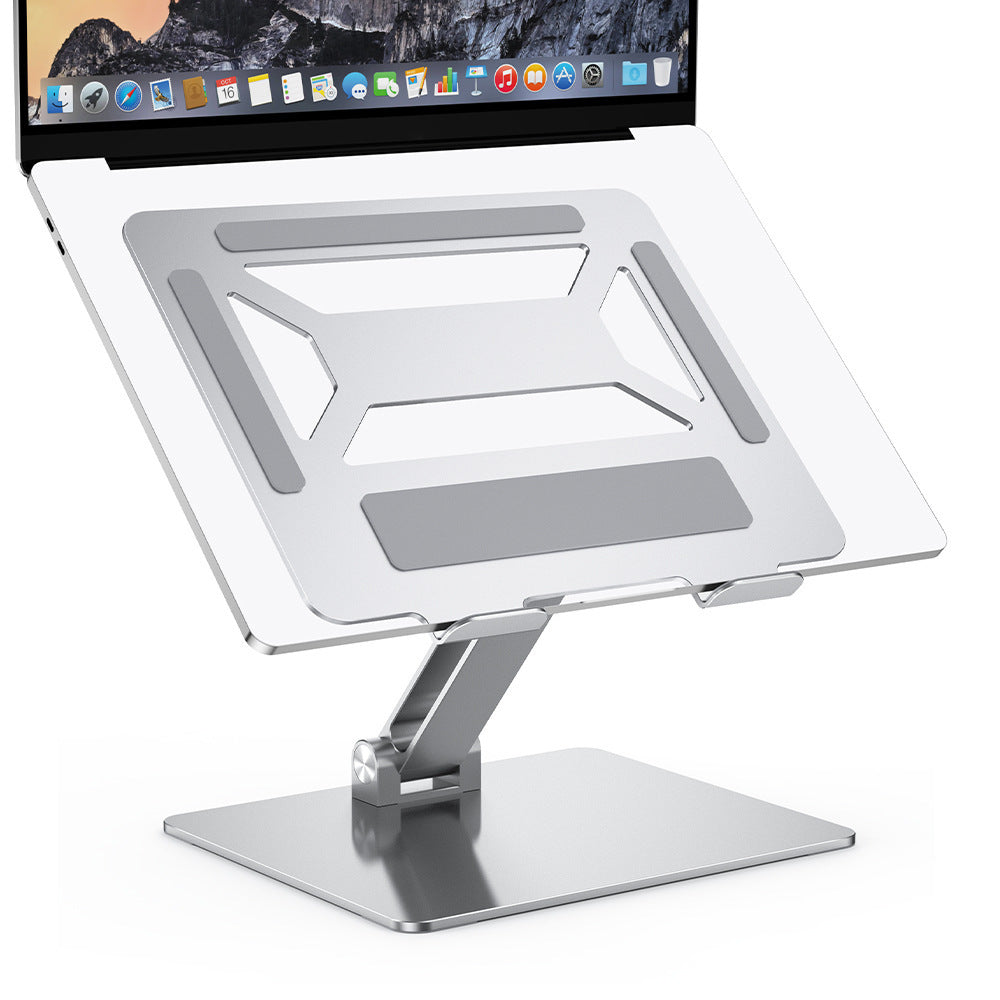 360 Degree Swivel Rotatable Foldable Laptop Holder Desktop Portable Adjustable Aluminum Laptop Stand With Usb Hub