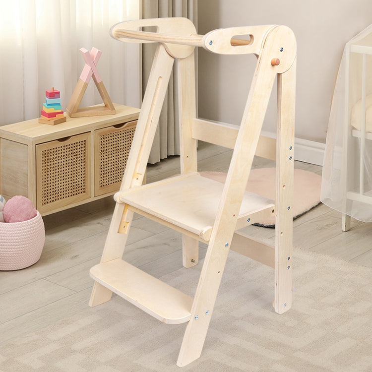 Adjustable Height Kids Learning Stool Kitchen Helper Wooden Kids Learning Tower