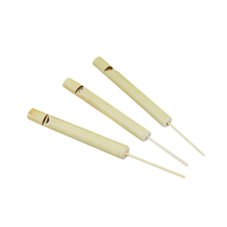 Children's Wooden Piccolo Flute Funny Flute Kids Party Gift Cute Bamboo Pipe Lotus Flute